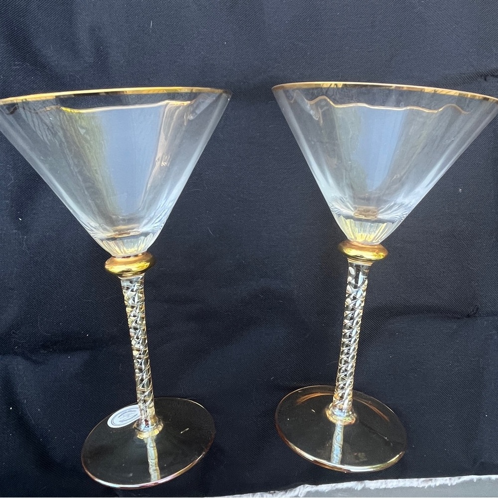Martini glasses NWT. Oversized